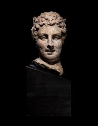 A Roman Marble Head of Hermes