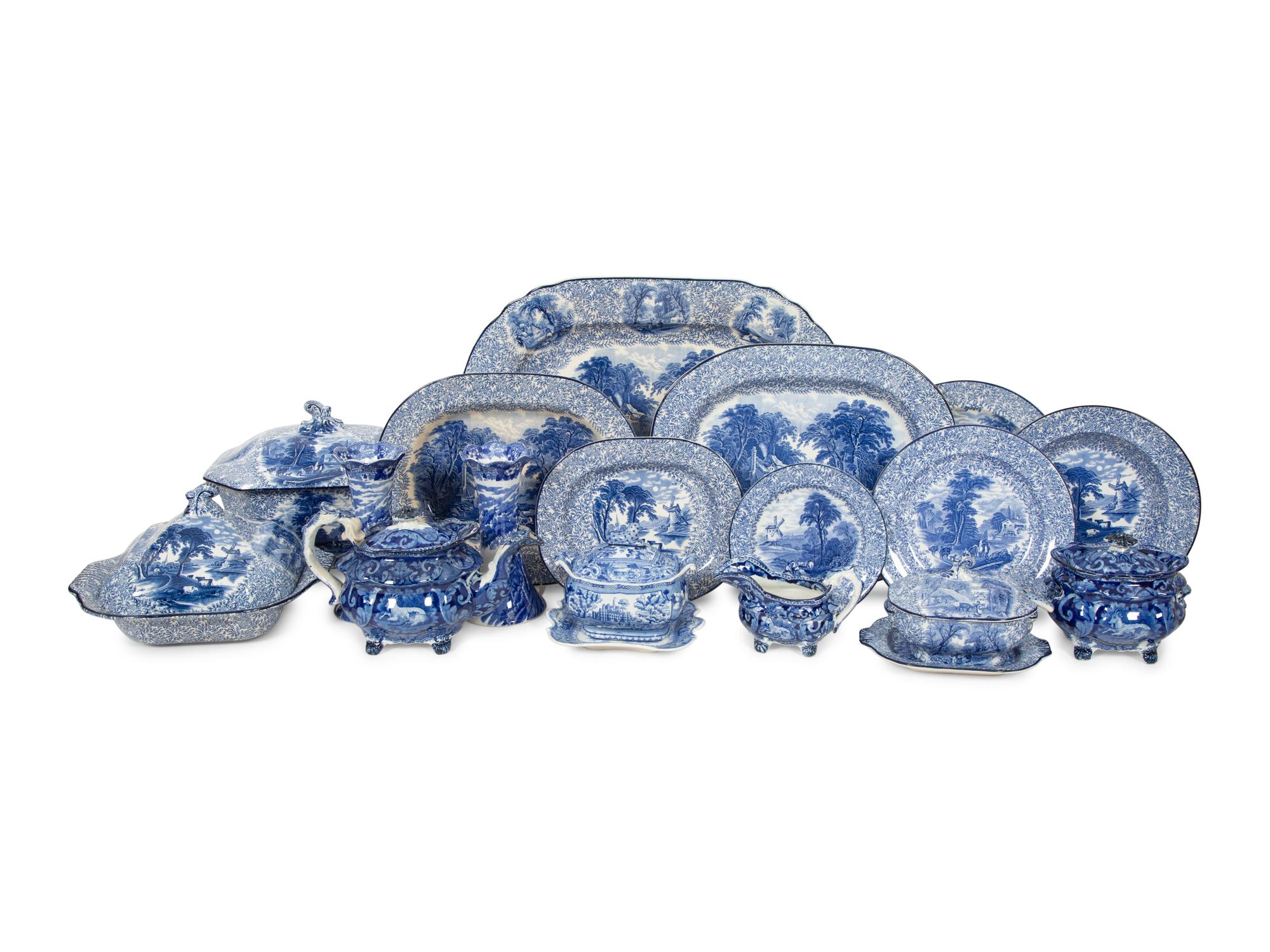 A J. Kent Fenton Ironstone Dinner Service