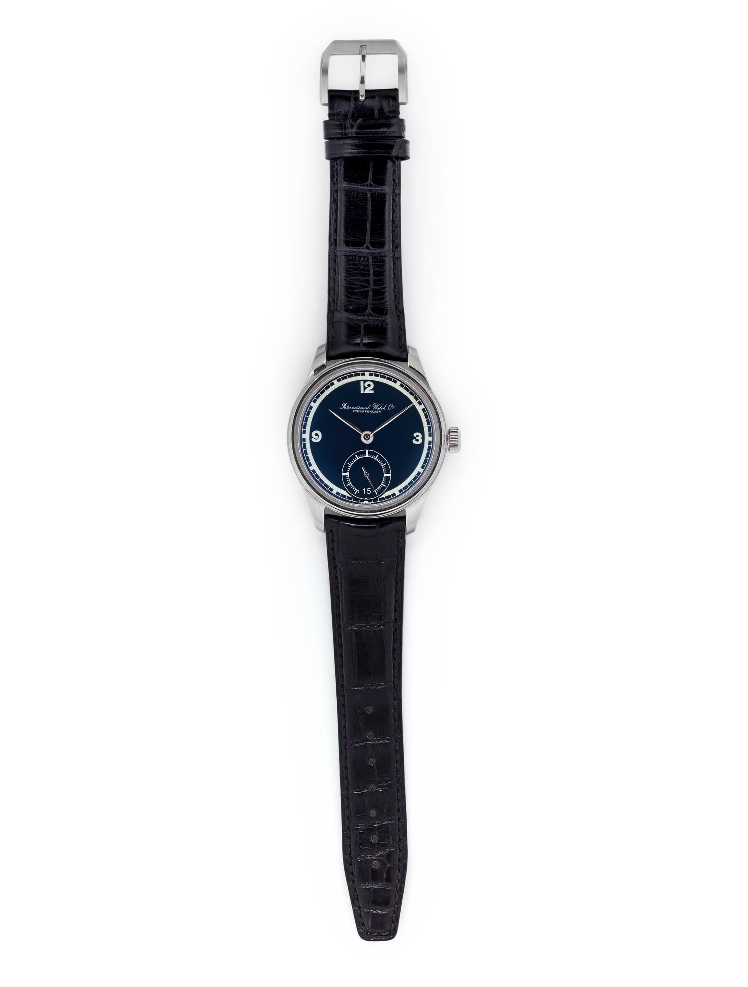IWC, STAINLESS STEEL LIMITED EDITION REF. IW510205 'PORTUGIESER HAND WOUND 8-DAY' WRISTWATCH