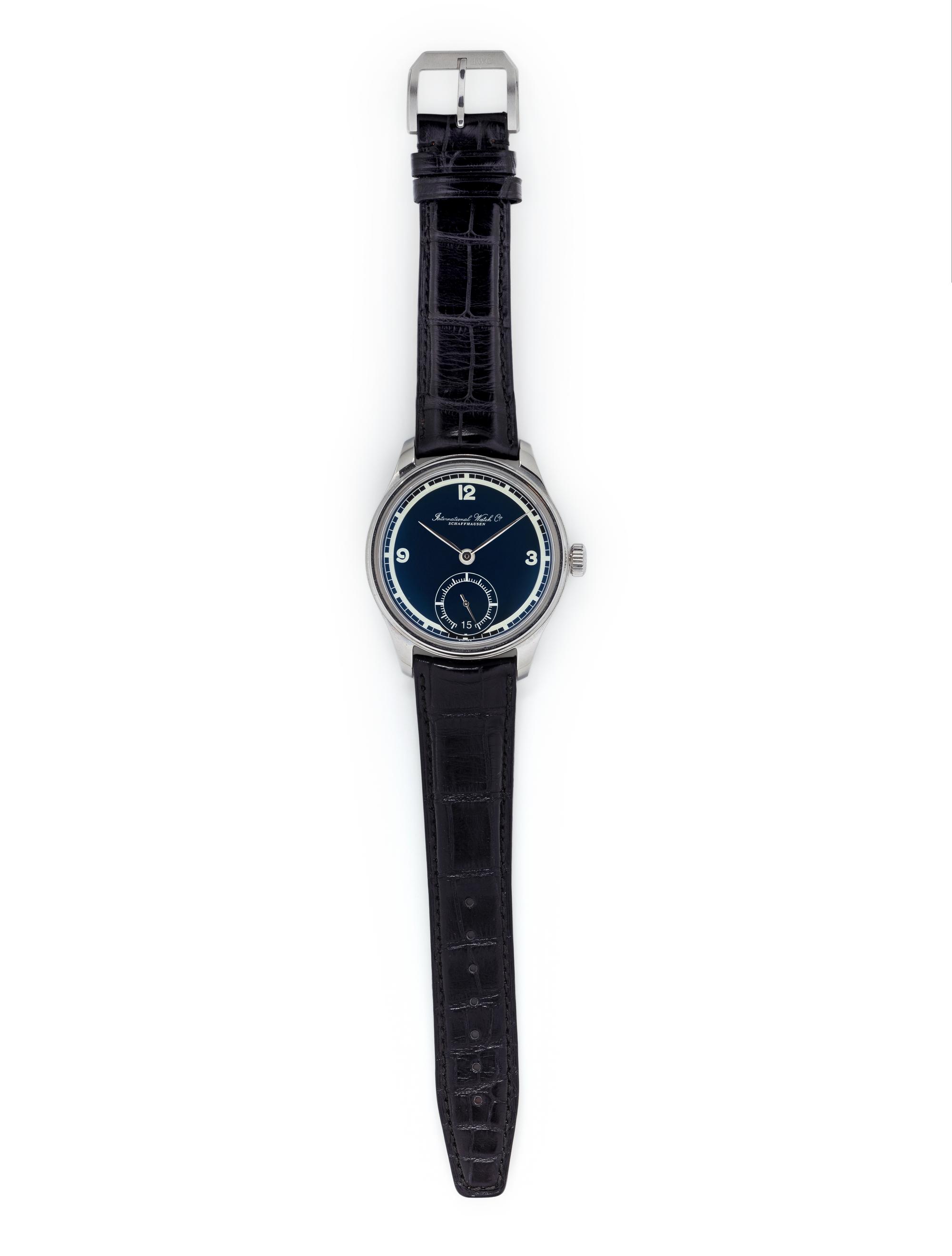 IWC, STAINLESS STEEL LIMITED EDITION REF. IW510205 'PORTUGIESER HAND WOUND 8-DAY' WRISTWATCH
