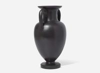 A Large Wedgwood Black Basalt Handled Vase, UK, early 19th century