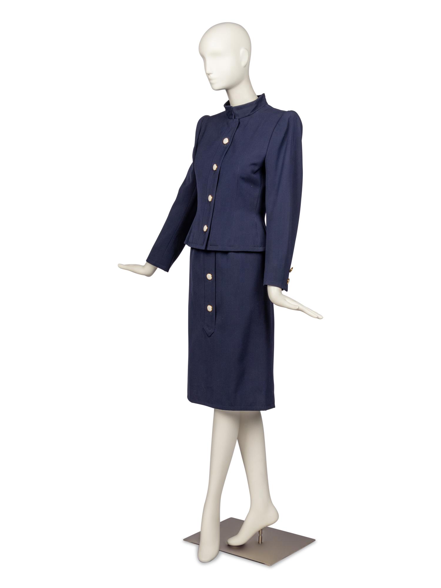 Givenchy Haute Couture Skirt Suit, 1980s