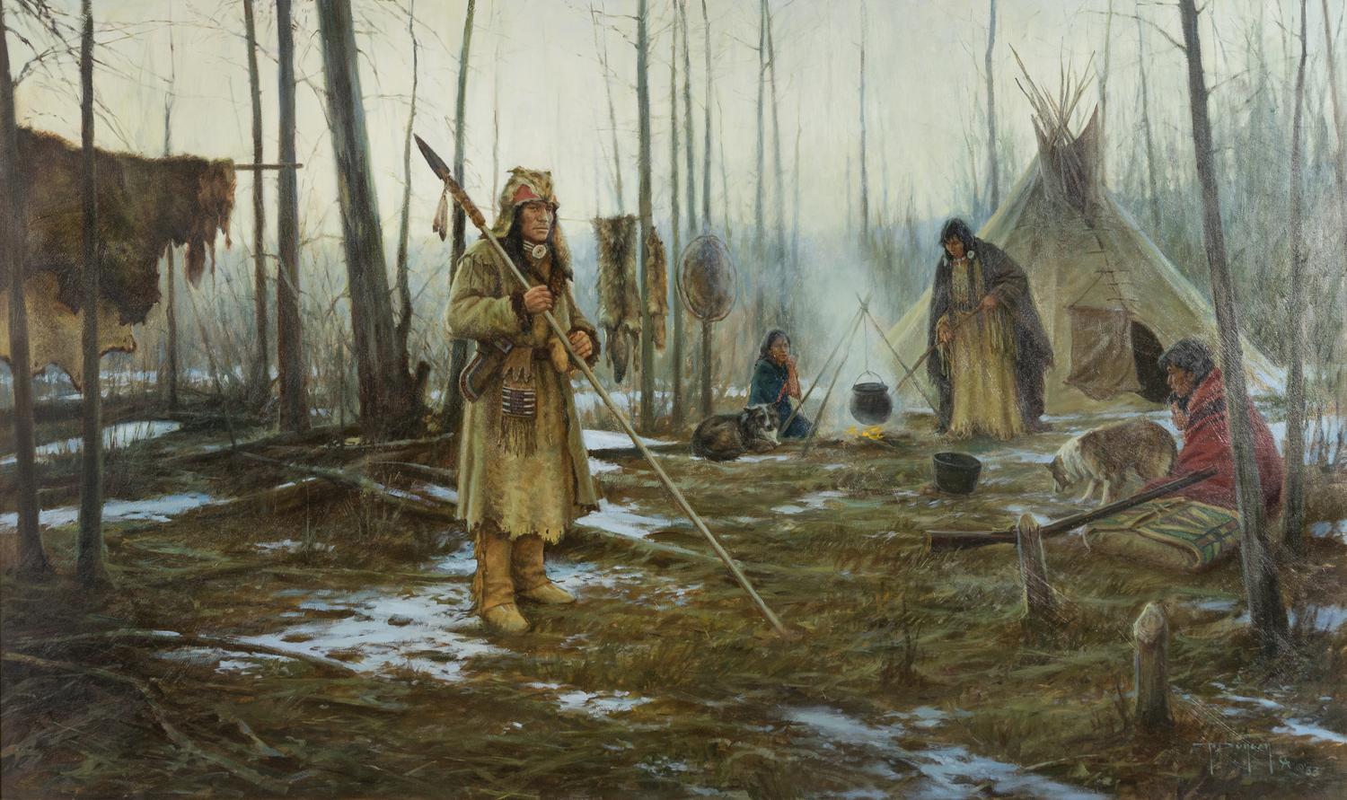 Woodland Hunting Camp