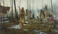 Woodland Hunting Camp