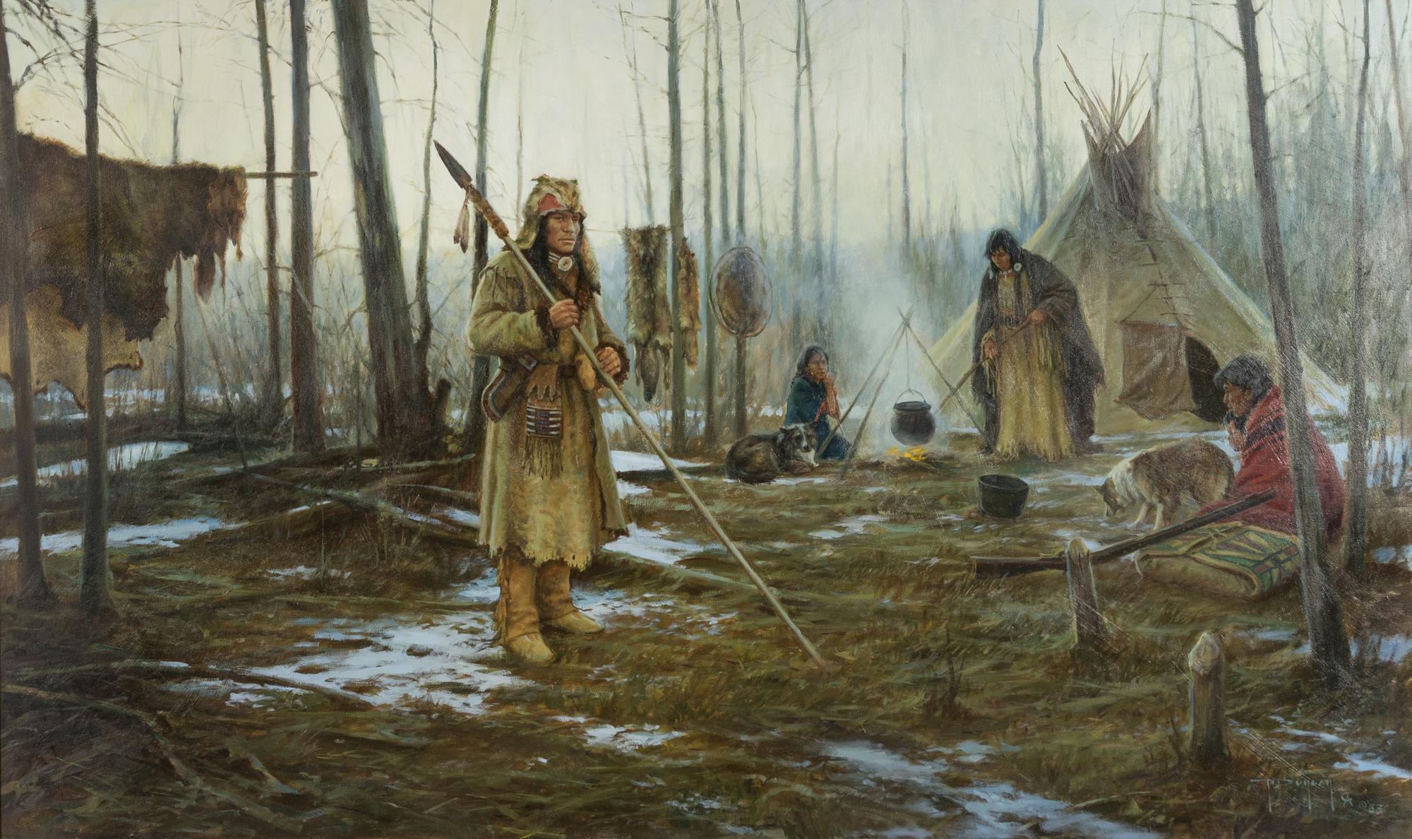 Woodland Hunting Camp