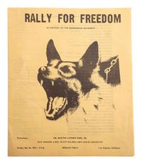 [KING, Martin Luther, Jr. (1929-1968)]. Rally for Freedom in Support of the Birmingham Movement . Wrigley Field, Los Angeles, CA: 26 May 1963.