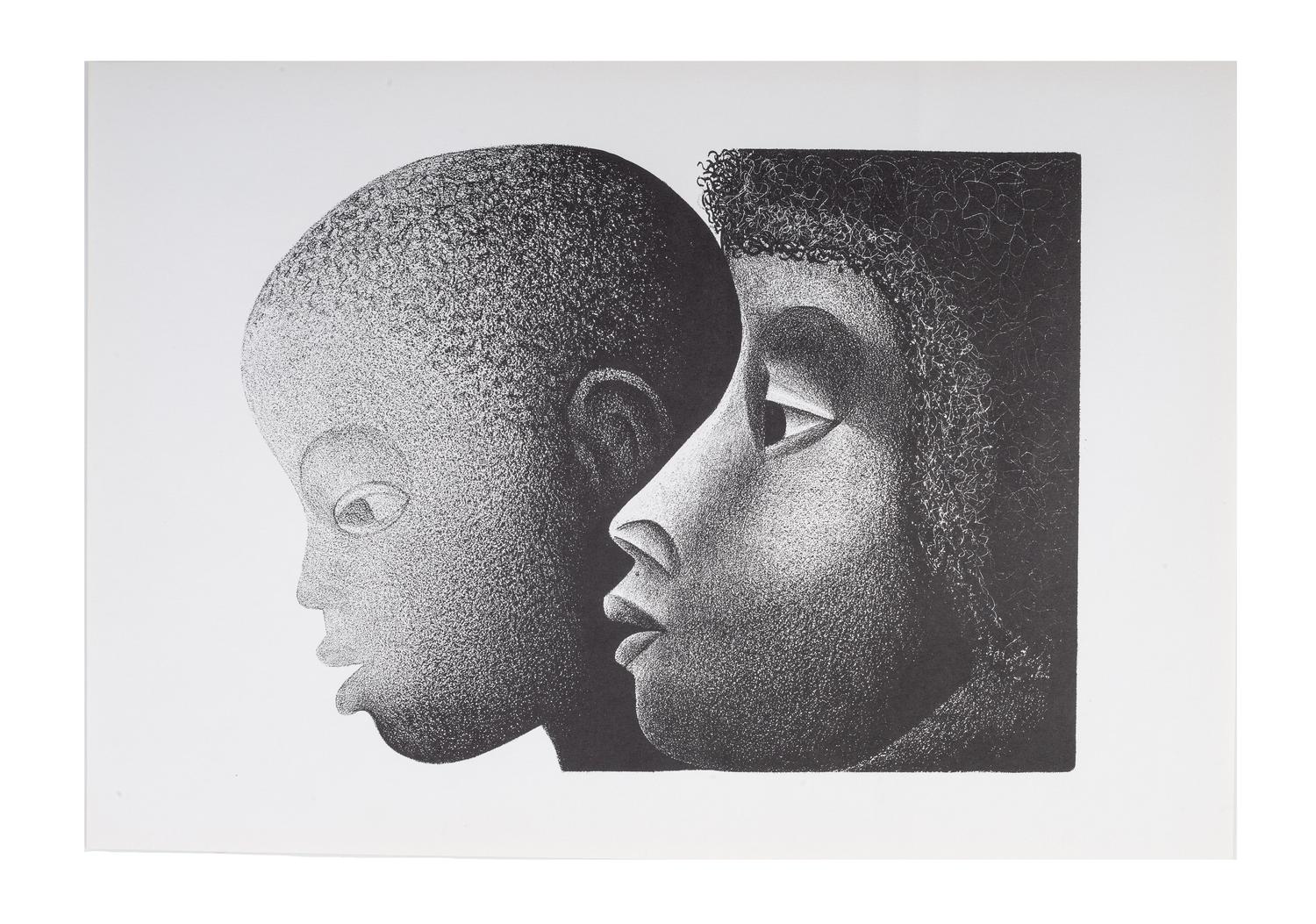[ART]. CATLETT, Elizabeth (1915-2012). Portfolio containing 5 lithographs. [Mexico City]: Litografos Unidos, S.A., ca 1973.