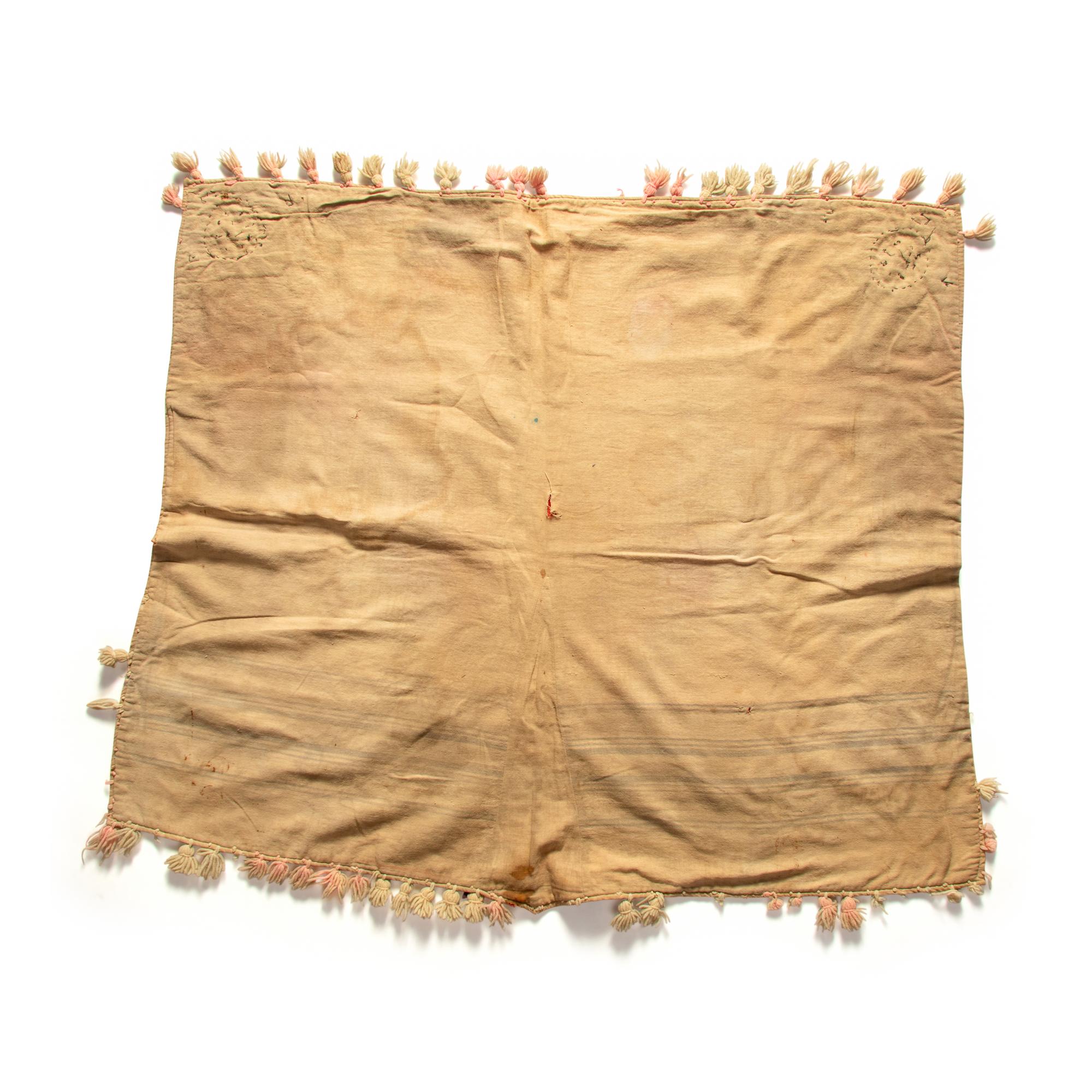 Nez Perce Beaded Wool Saddle Blanket