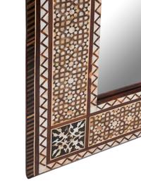 A Pair of Mother-of-Pearl and Tortoiseshell Marquetry Mirrors