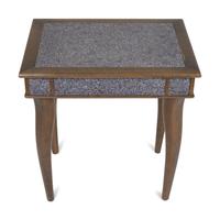 A Studio Craft Millefiori Ceramic Inlaid Side Table