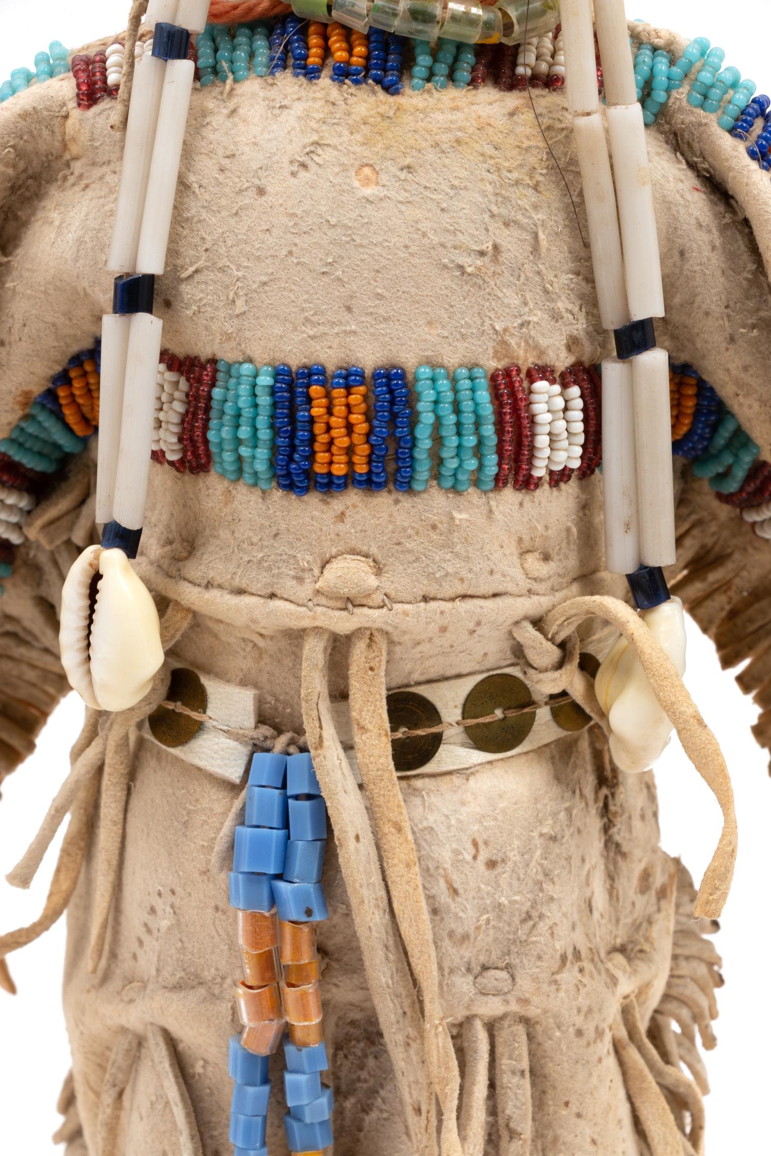 Sioux Beaded Hide Dolls