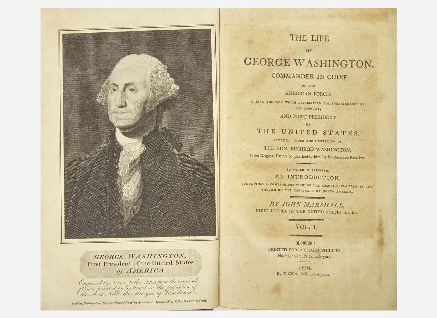 [Presidential] [Washington, George] Marshall, John: The Life of George Washington...