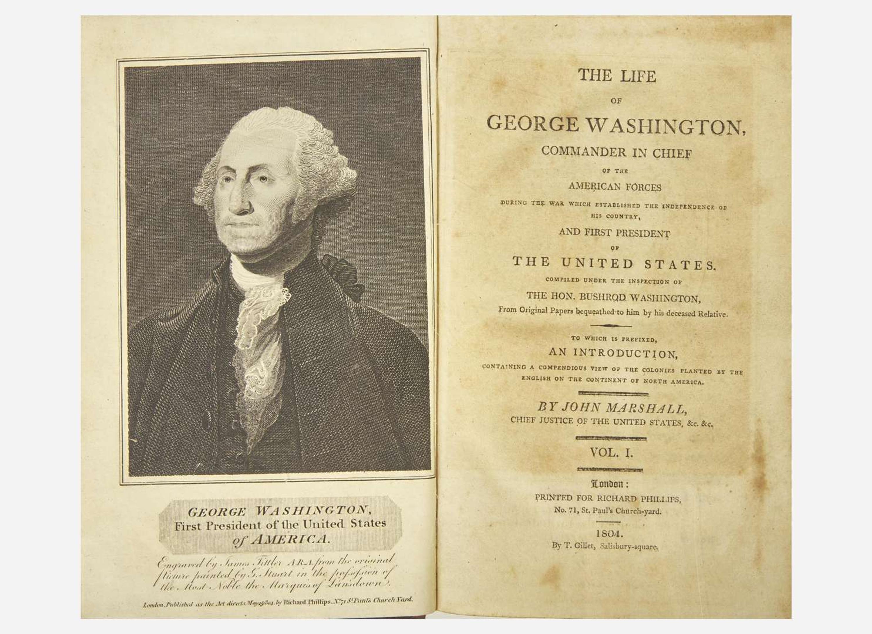 [Presidential] [Washington, George] Marshall, John: The Life of George Washington...