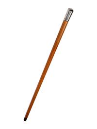 An Edwardian Silver Mounted Malacca Walking Stick
