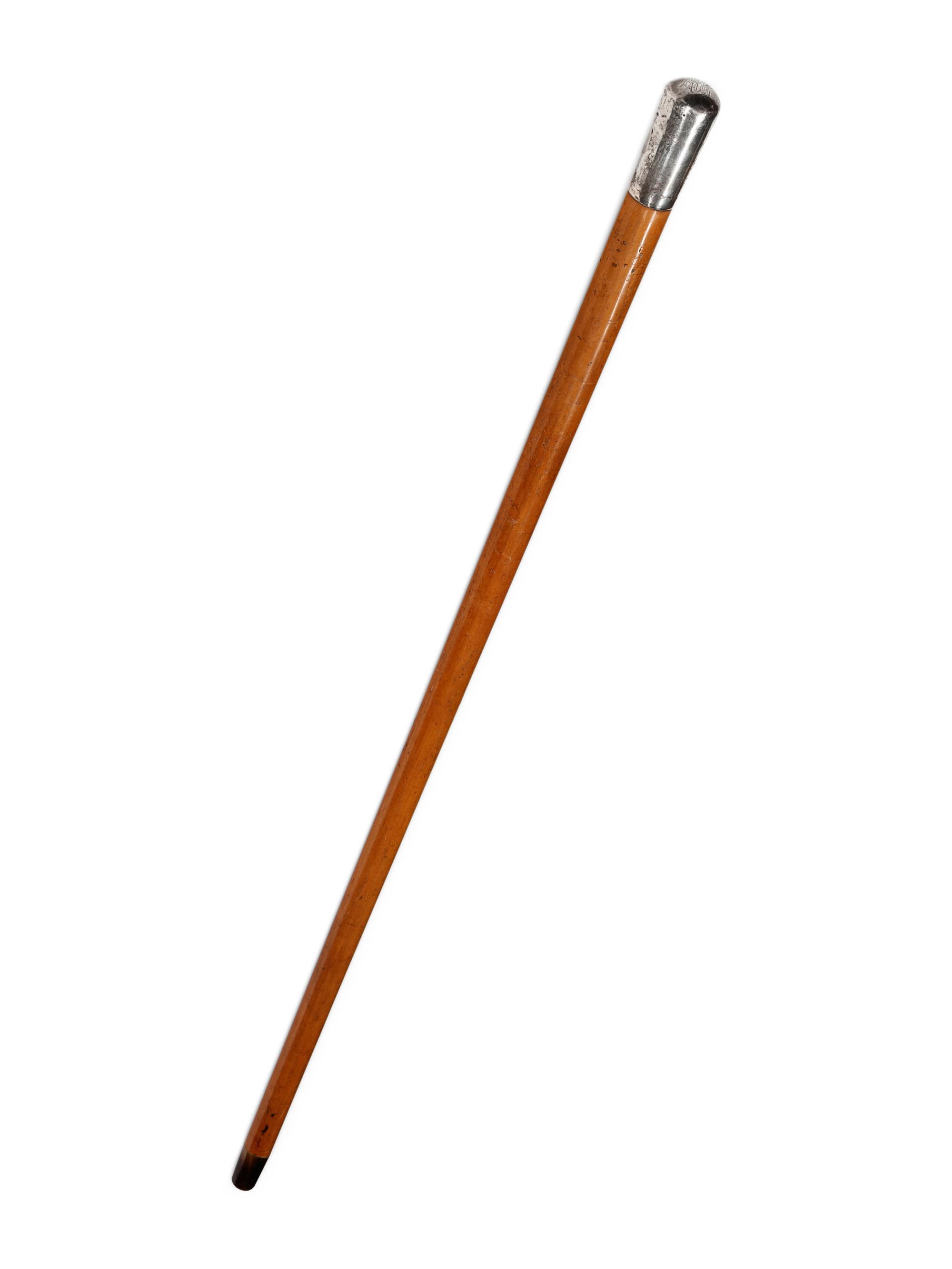 An Edwardian Silver Mounted Malacca Walking Stick