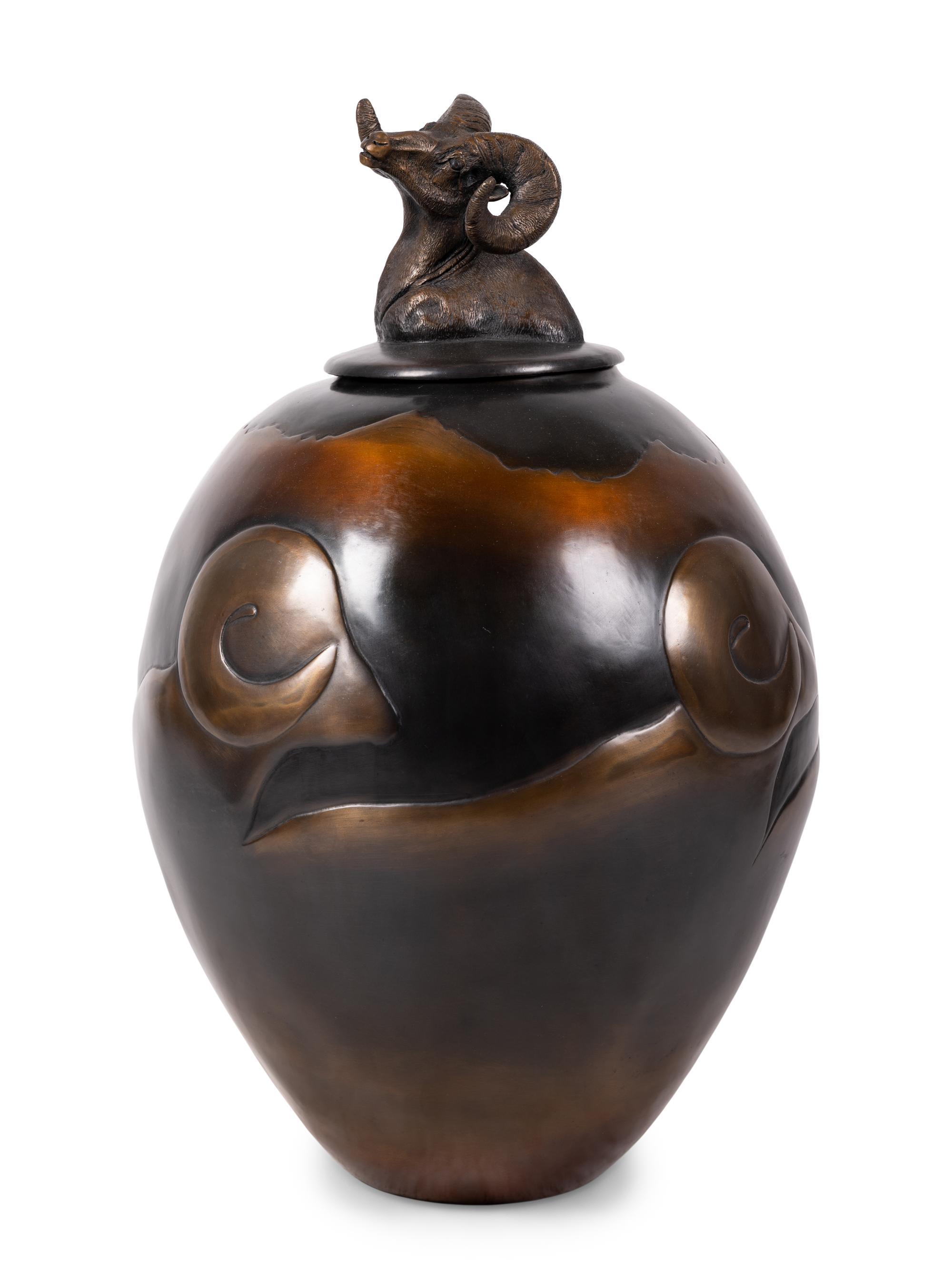 Big Horn Sheep Vase , edition 10/38
