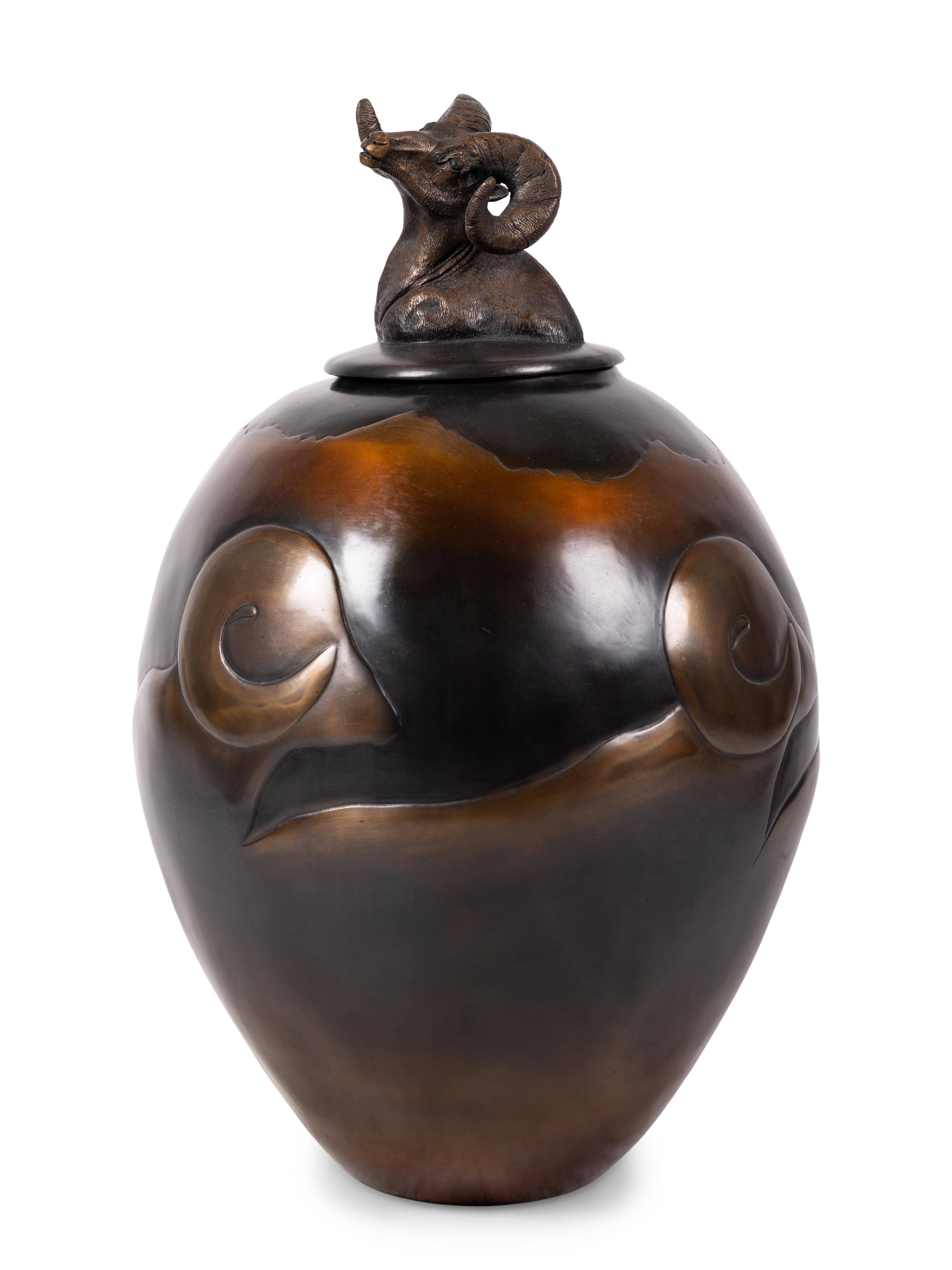 Big Horn Sheep Vase , edition 10/38