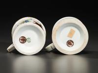 Two Police Officers' Porcelain Occupational Shaving Mugs