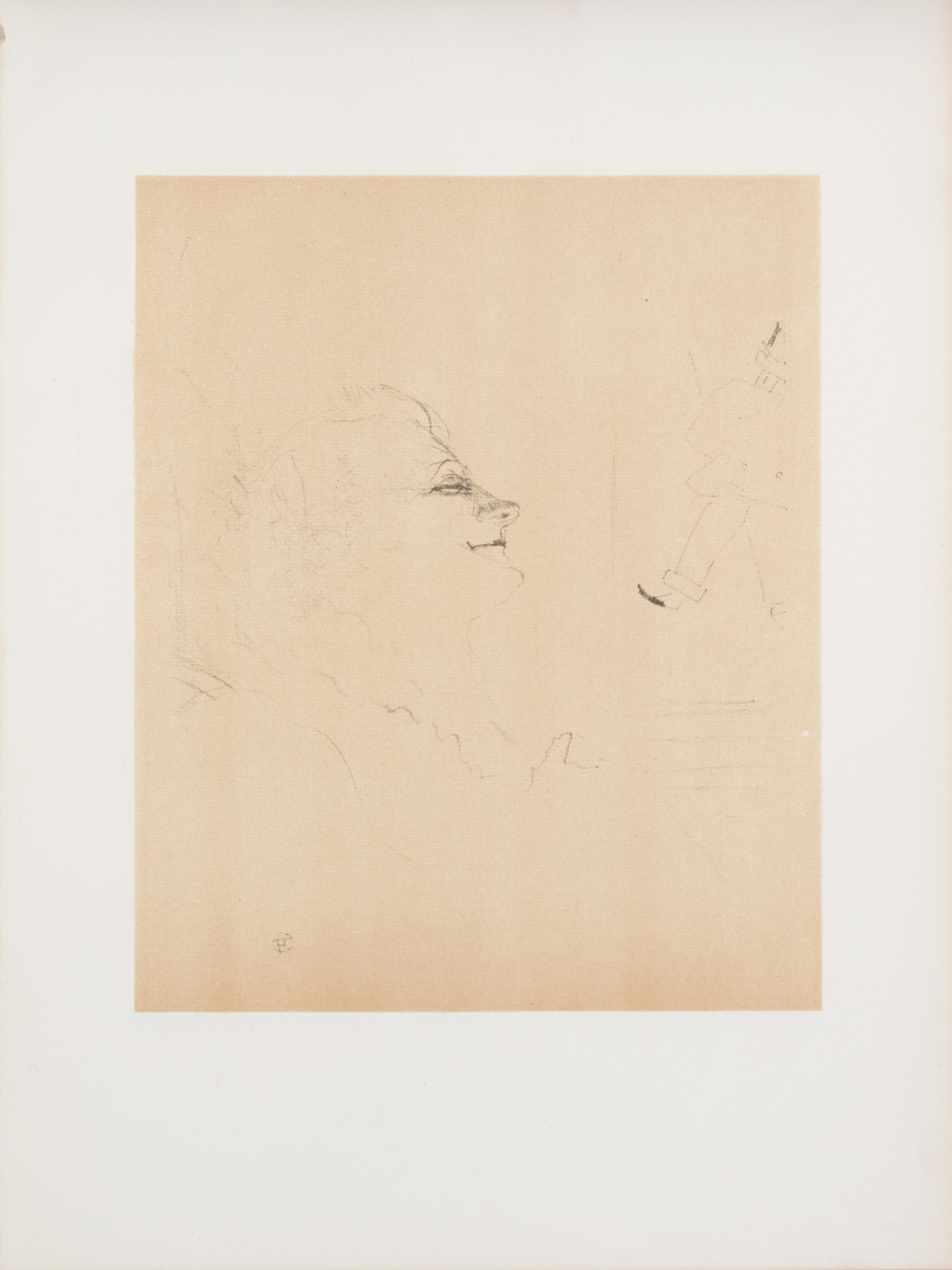 Yvette Guilbert (portfolio of eight lithographs with cover; cover and frontispiece bound together with front matter in binding by René Aussourd)