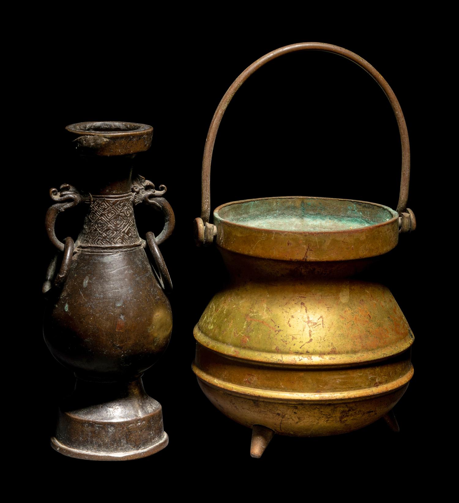 Two Bronze Vessels