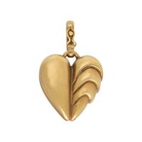 VAHE NALTCHAYAN, YELLOW GOLD HEART PENDANT