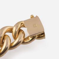 14K Yellow Gold Curb Bracelet