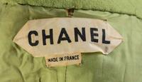 A Chanel Vintage Multicolor Plaid Wool Skirt Suit, No size.
