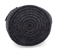 Saint Laurent Panier Straw Tote with Leather Handles