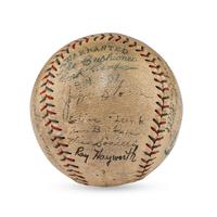 A 1930 Detroit Tigers Team Signed Autograph Baseball (JSA Letter of Authenticity)