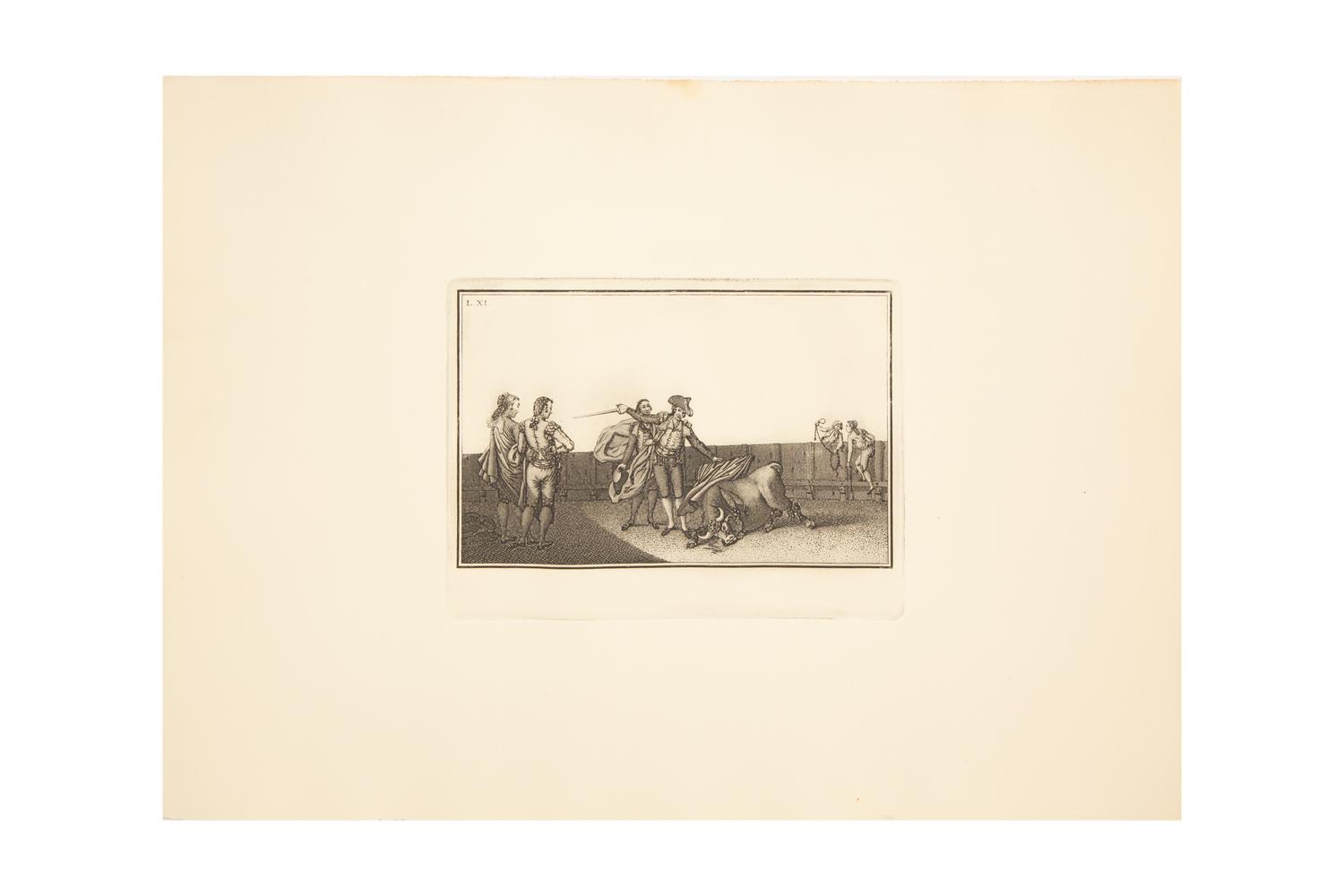 Luis Fernandes Noseret (Spanish, 18th Century) Coleccion de las Principales Suertes de una Corrida de Toros