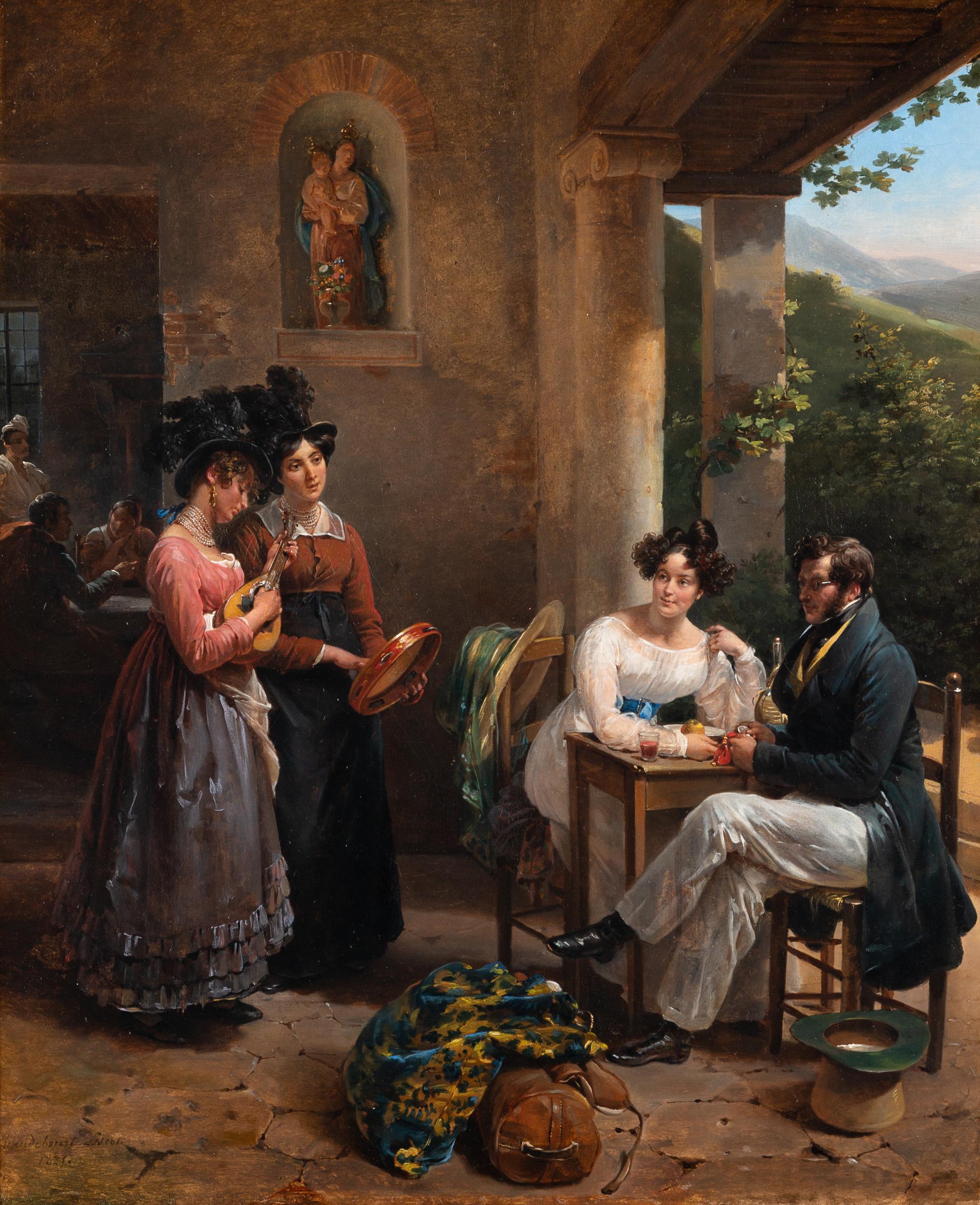 Self-Portrait of the Artist and Her Husband on Their Wedding Trip