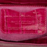 Nancy Gonzalez, Fuchsia Crocodile Flap Bag