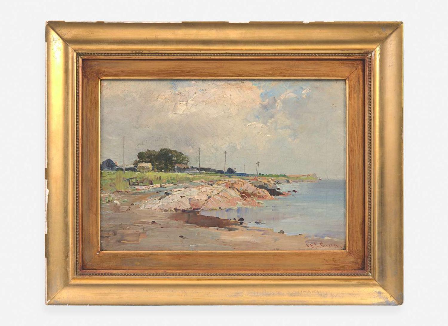 Charles Edwin Lewis Green (American, 1844-1915) - Coastal Landscape