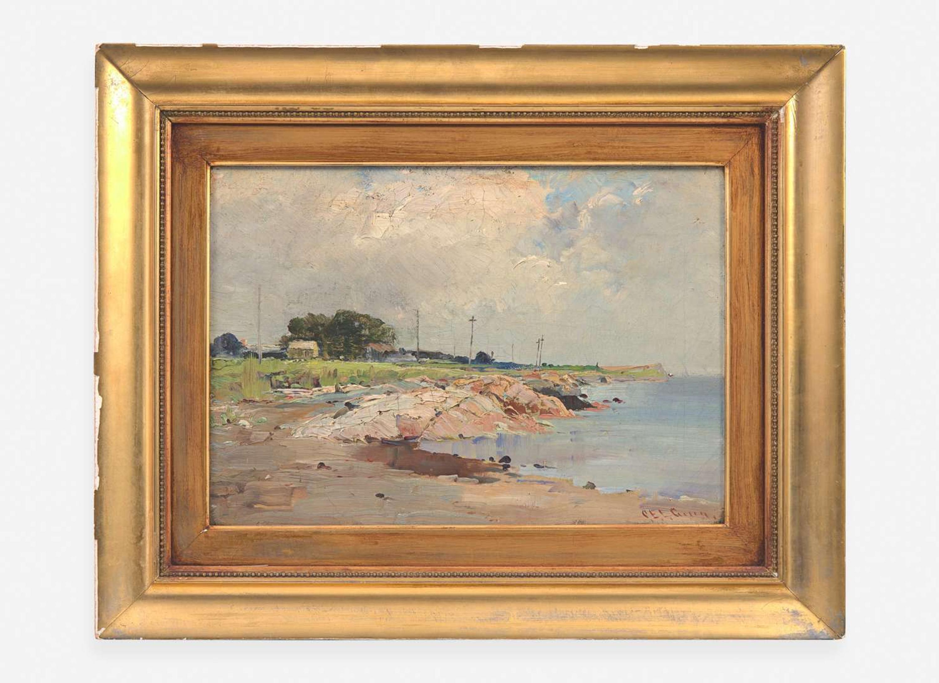 Charles Edwin Lewis Green (American, 1844-1915) - Coastal Landscape