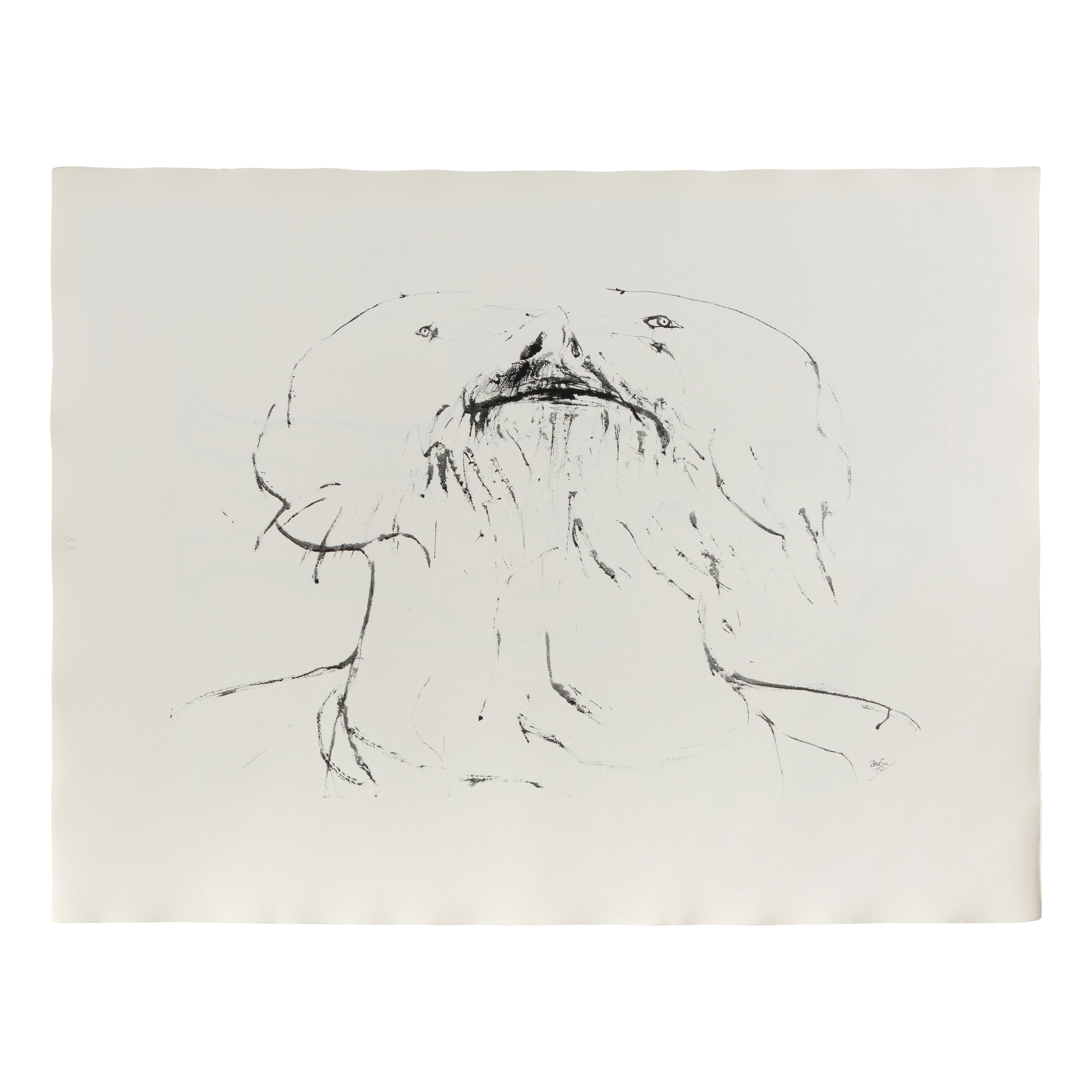 [Artist Book]. Baskin, Leonard (1922-2000). Drawings for the Iliad . [New York: Delphic Arts], 1962.