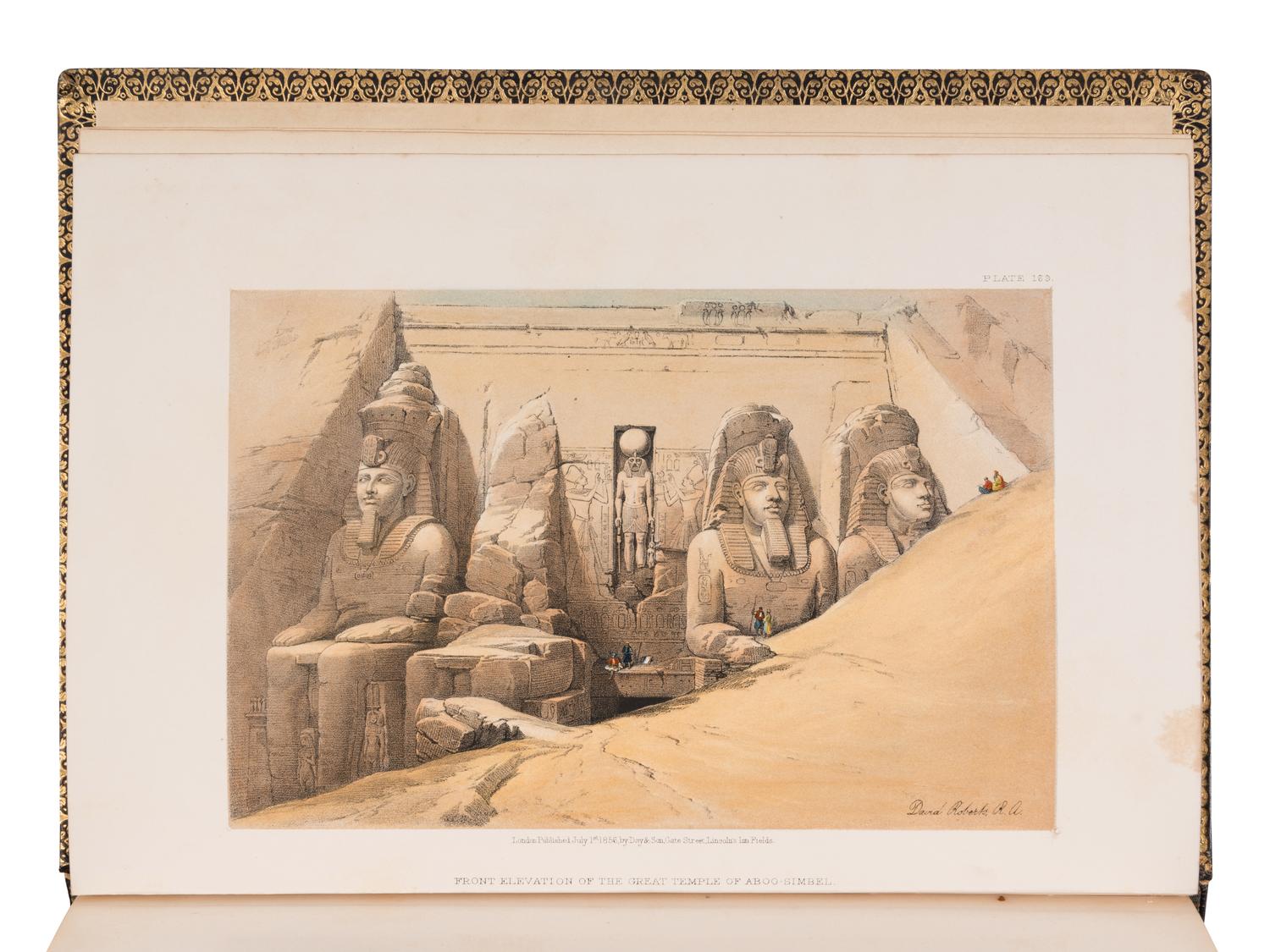 [TRAVEL & EXPLORATION]. ROBERTS, David (1796-1864). The Holy Land, Syria, Idumea, Arabia, Egypt, and Nubia . London: Day & Son, 1855-1856.