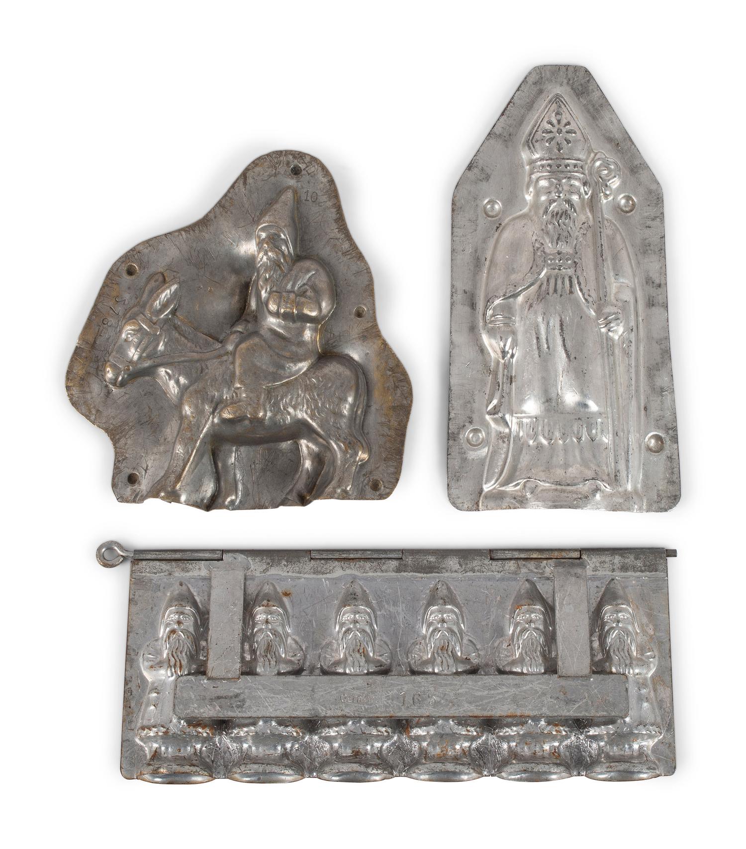 Three Father Christmas Candy Molds