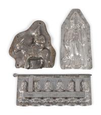 Three Father Christmas Candy Molds