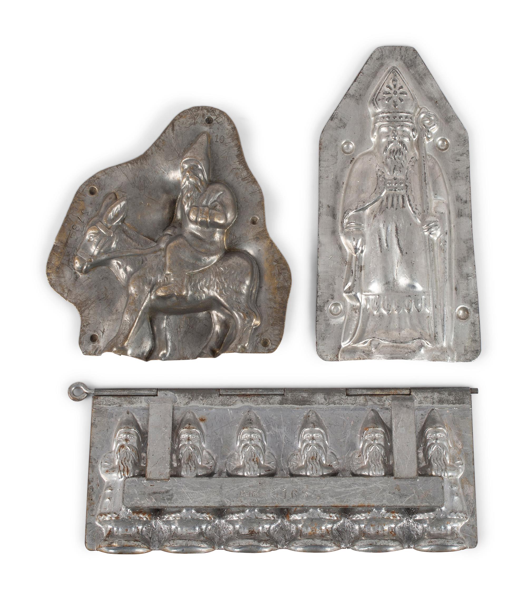 Three Father Christmas Candy Molds