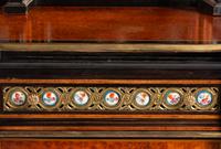 A French Gilt-Bronze and Porcelain Mounted Amboyna Étagère — LATE 19TH CENTURY