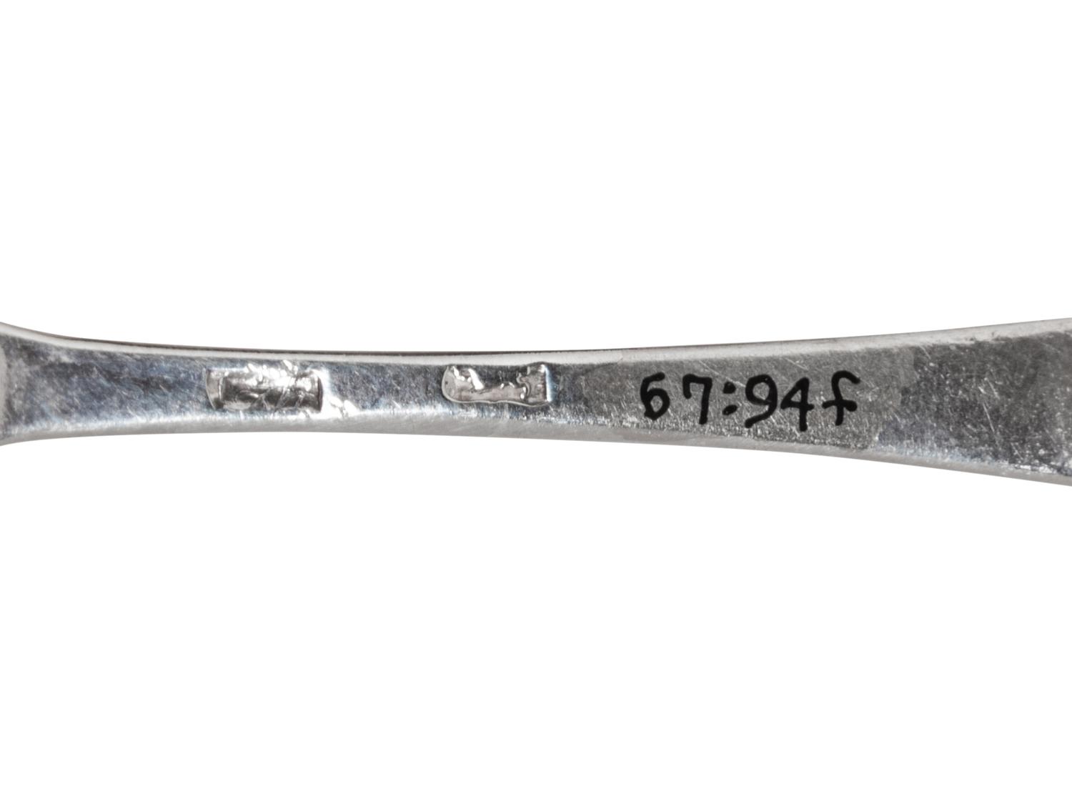 A Set of Six George III Silver Teaspoons