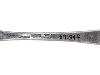 A Set of Six George III Silver Teaspoons