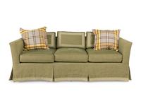 A Pair of Custom Three-Cushion Sofas