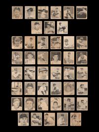 A Near Set of 1948 Bowman Baseball Cards (44/48)