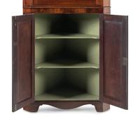 A George III Mahogany Corner Cabinet