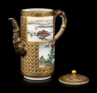 A Japanese Satsuma Teapot