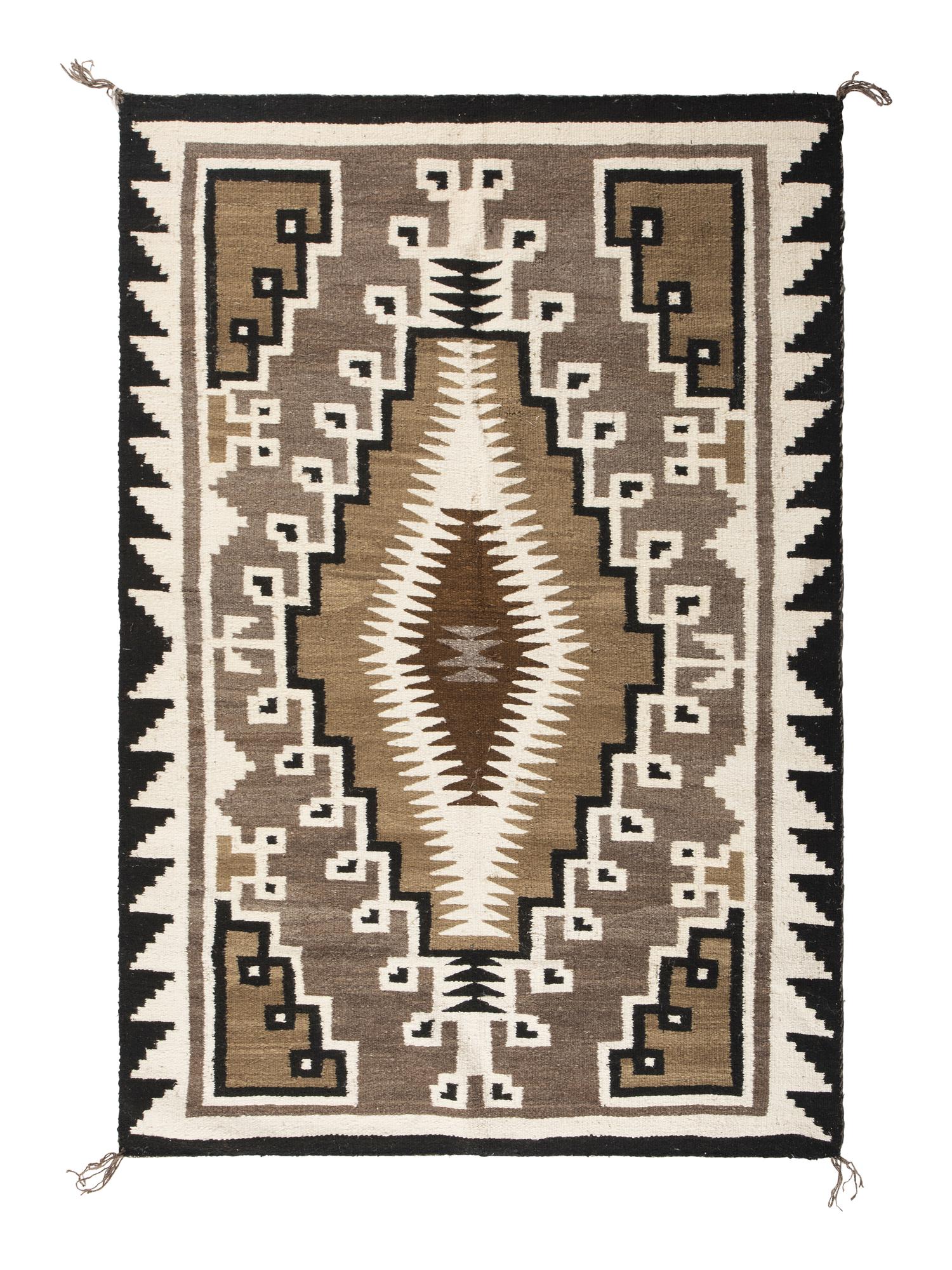 Navajo Two Grey Hills Weaving / Rug