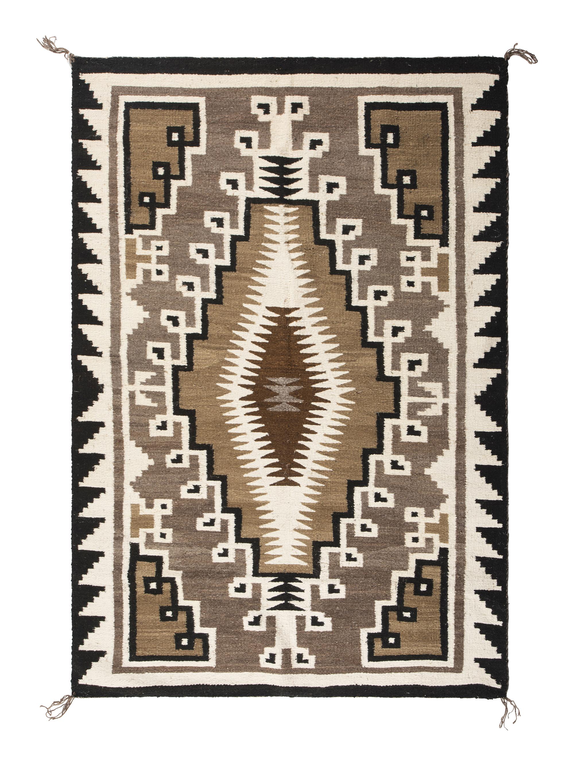 Navajo Two Grey Hills Weaving / Rug