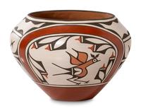Polychrome Jar, with Birds