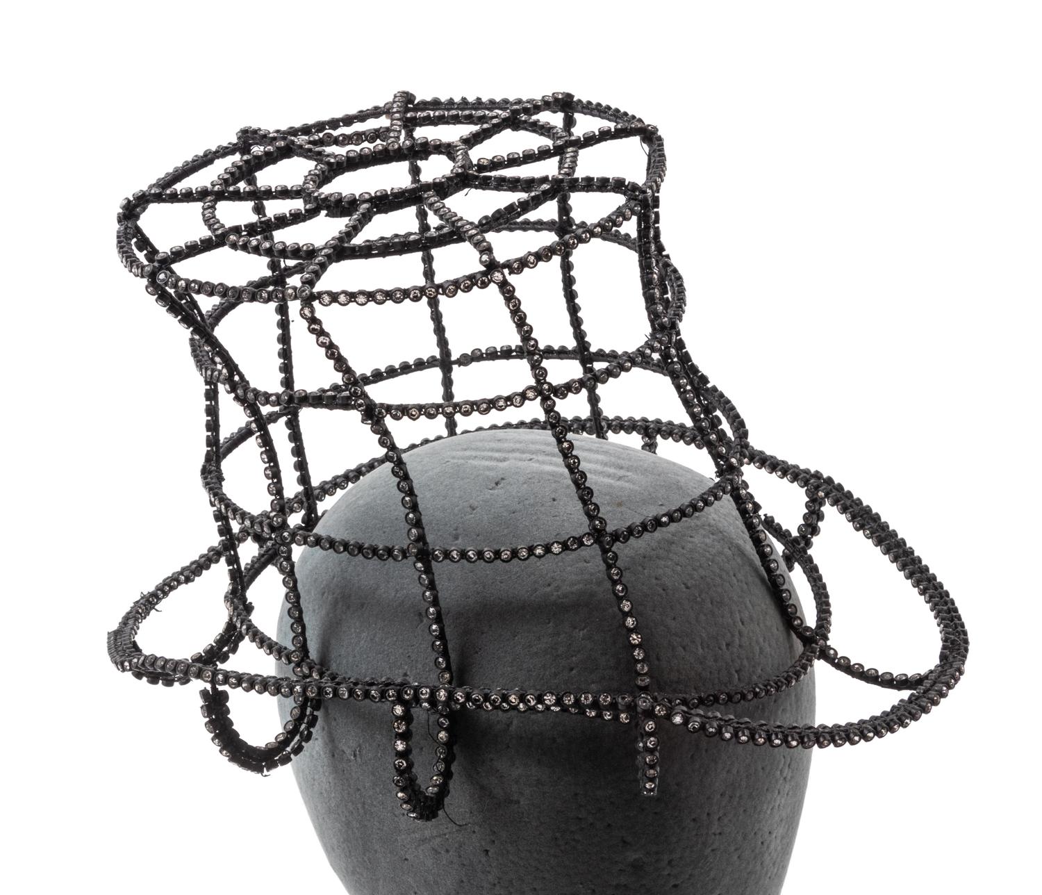 12 Assorted Hats and a Pair of Feathered Cuffs, 1970-2000s